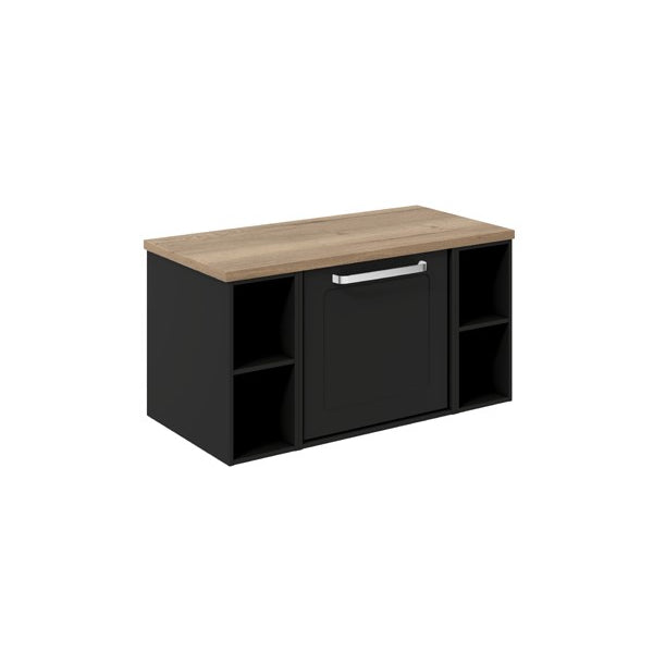 Crosswater Infinity 900 Framed Unit with Windsor Oak Worktop