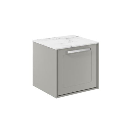 Crosswater Infinity 500 Framed Unit with Carrara Marble Worktop