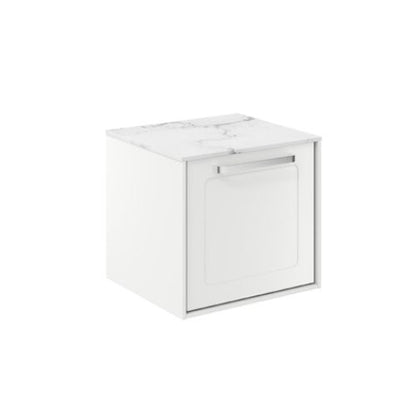 Crosswater Infinity 500 Framed Unit with Carrara Marble Worktop