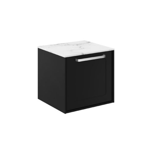 Crosswater Infinity 500 Framed Unit with Carrara Marble Worktop