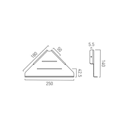 Vado Corner Shelf