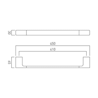 Vado Shama Towel Rail 450mm (18")