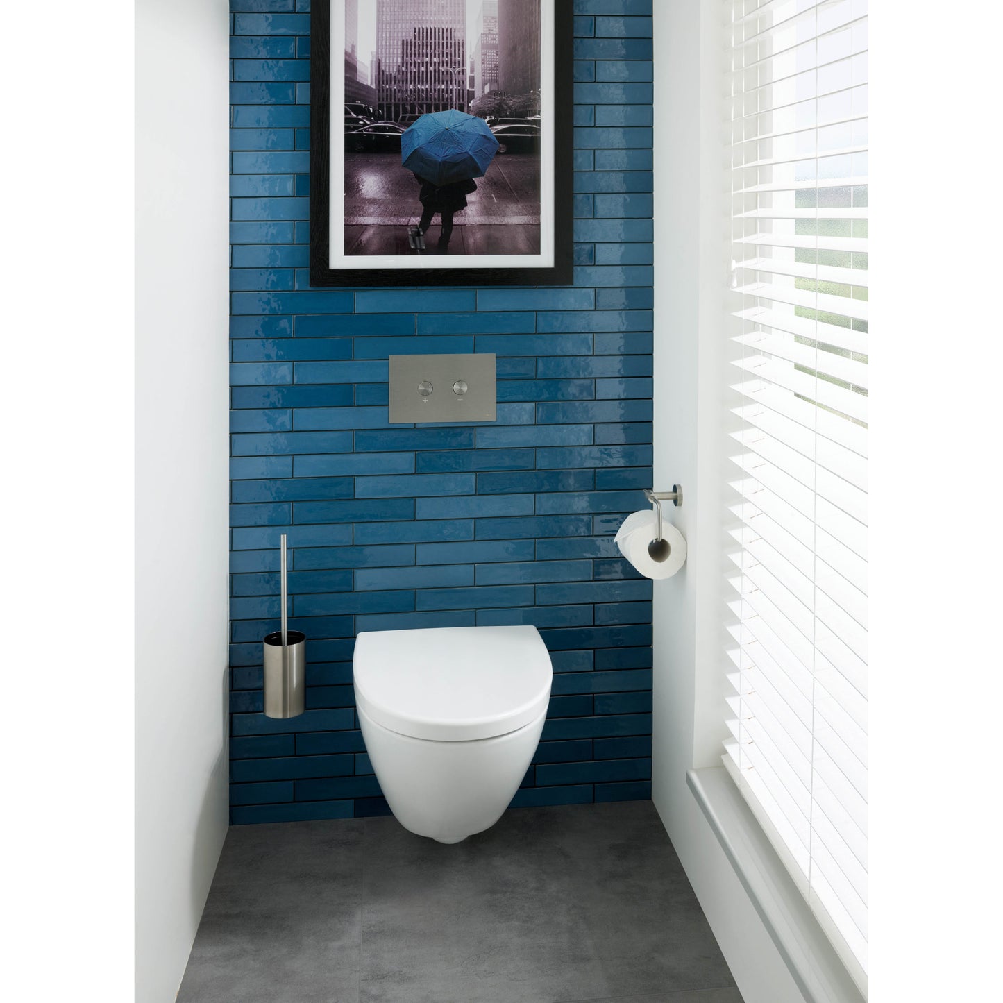 Just Taps Plus Inox Toilet Brush Holder