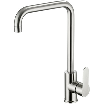 Just Taps Plus Inox Mono Single Lever Sink Mixer, Swivel Spout in Stainless Steel finish