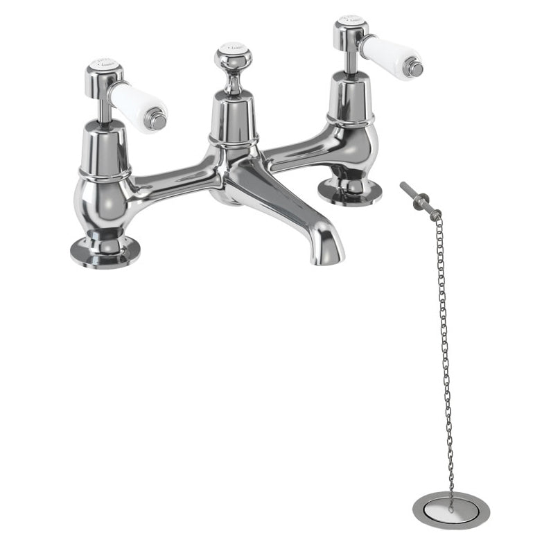Burlington Kensington 2-Hole Mixer- Waste Plug & Chain
