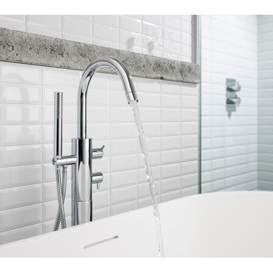 Crosswater Kai Lever Thermostatic Bath Shower Mixer With Kit