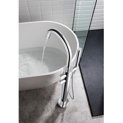 Crosswater Kai Lever Thermostatic Bath Shower Mixer With Kit