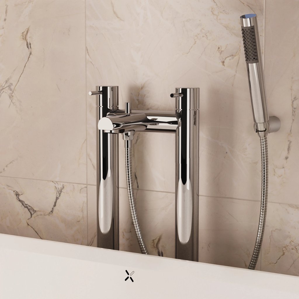 Crosswater Kai Lever Bath Shower Mixer with Kit & Legs