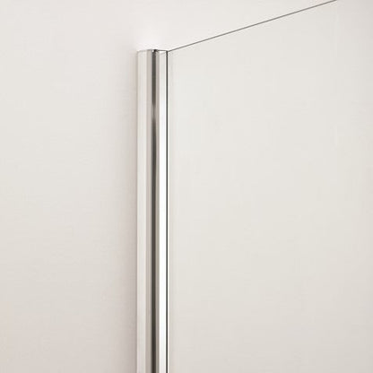 Crosswater Kai KLQSSC0800 6 Quadrant Single Door, Silver Finish
