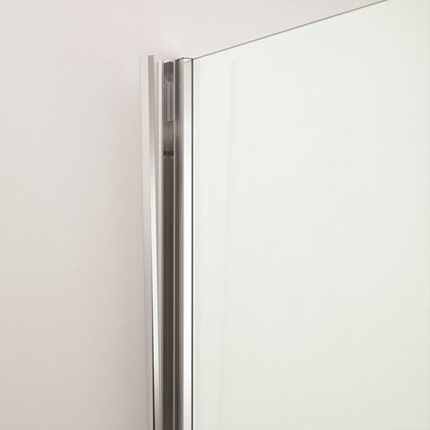 Crosswater Kai KLSLSC1000 6 Single Sliding Door, Silver Finish