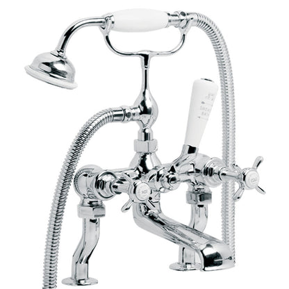 Lefroy Brooks Classic Bath Shower Mixer w/ Hose & Handset