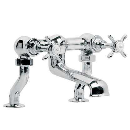 Lefroy Brooks Classic Deck Mounted Bath Filler Mixer - LB1107CP Chrome