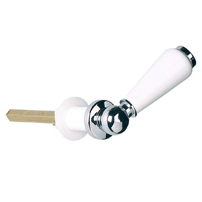 Lefroy Brooks Ceramic Handle Cistern Lever - Choose Finish