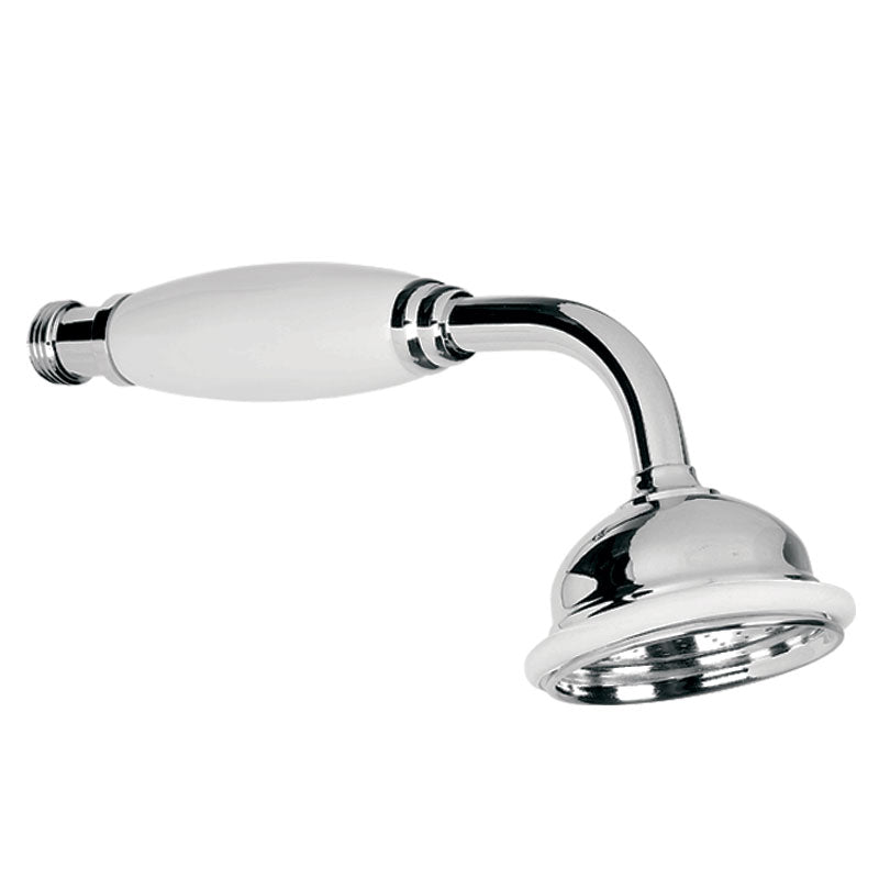 Lefroy Brooks Classic Handset w/ Porcelain Handle - Chrome