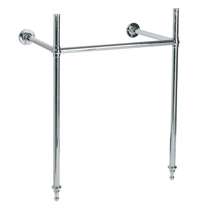 Lefroy Brooks Metropole Basin Stand (760Hx530Wx450D) - Silver Nickel