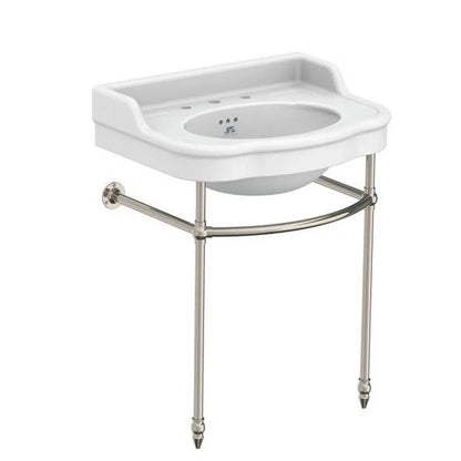 Lefroy Brooks La Chapelle 720mm Basin Stand - Silver Nickel