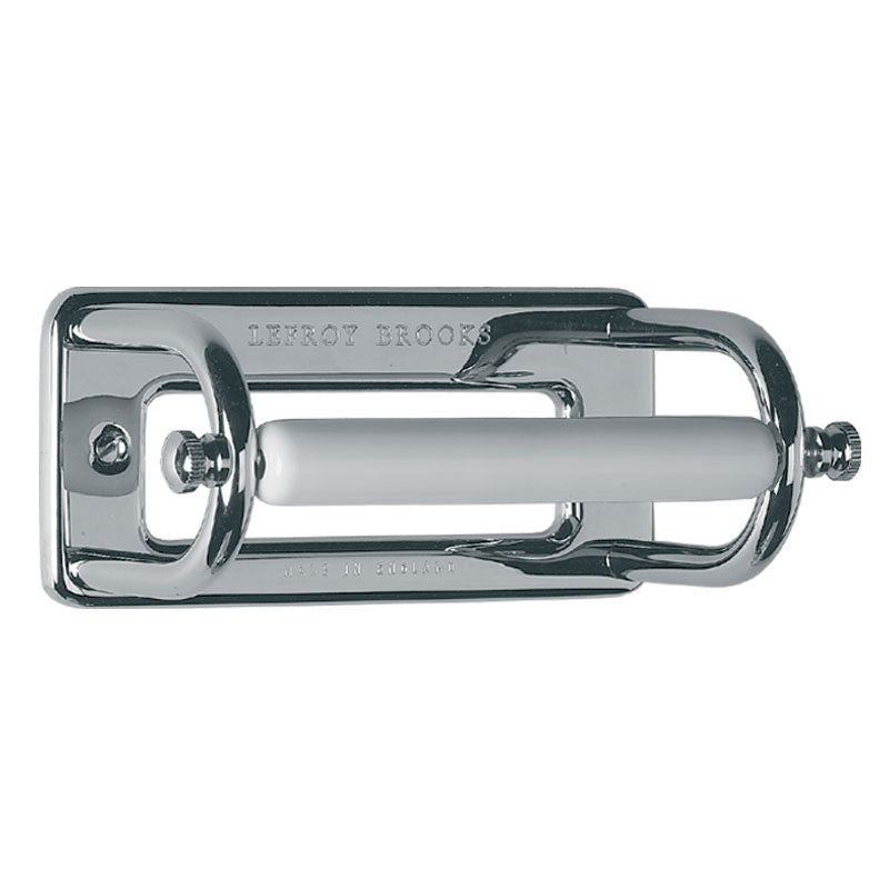 Lefroy Brooks Classic Toilet Roll Holder w/ Ceramic Bar