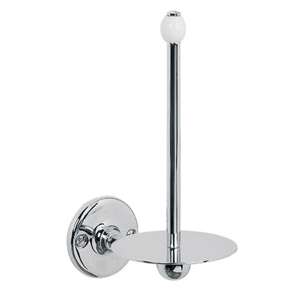 Lefroy Brooks Classic Spare Toilet Paper Holder - Chrome