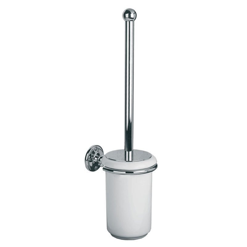 Lefroy Brooks Classic Wall Mounted Toilet Brush & Pot