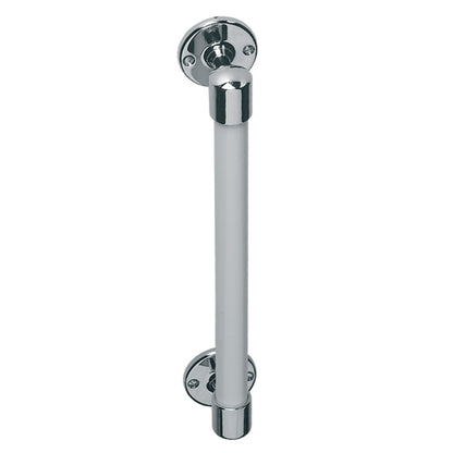 Lefroy Brooks Classic Stove Enamelled Grab Bar - Silver Nickel