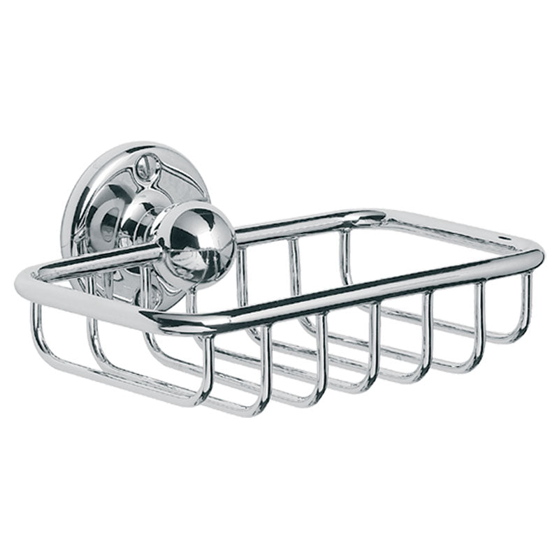 Lefroy Brooks Edwardian Wire Soap Dish - Silver Nickel