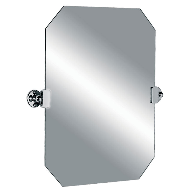 Lefroy Brooks Edwardian Hexagonal Tilting Mirror - 500x400mm