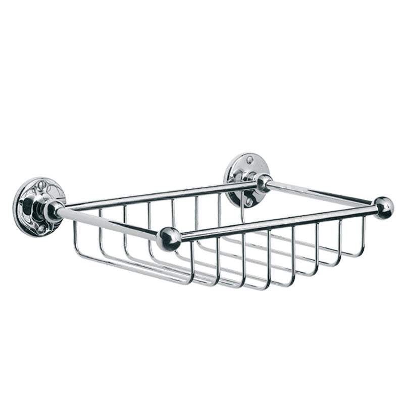 Lefroy Brooks Edwardian Wire Sponge Dish - Silver Nickel