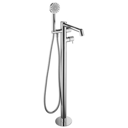 Just Taps Plus Floor Standing Bath Shower Mixer with Lever and Kit