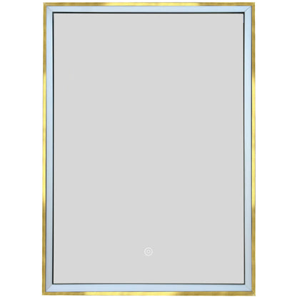 Just Taps Plus Luca Recessed Mirror Cabinet with Trim 500 x 700