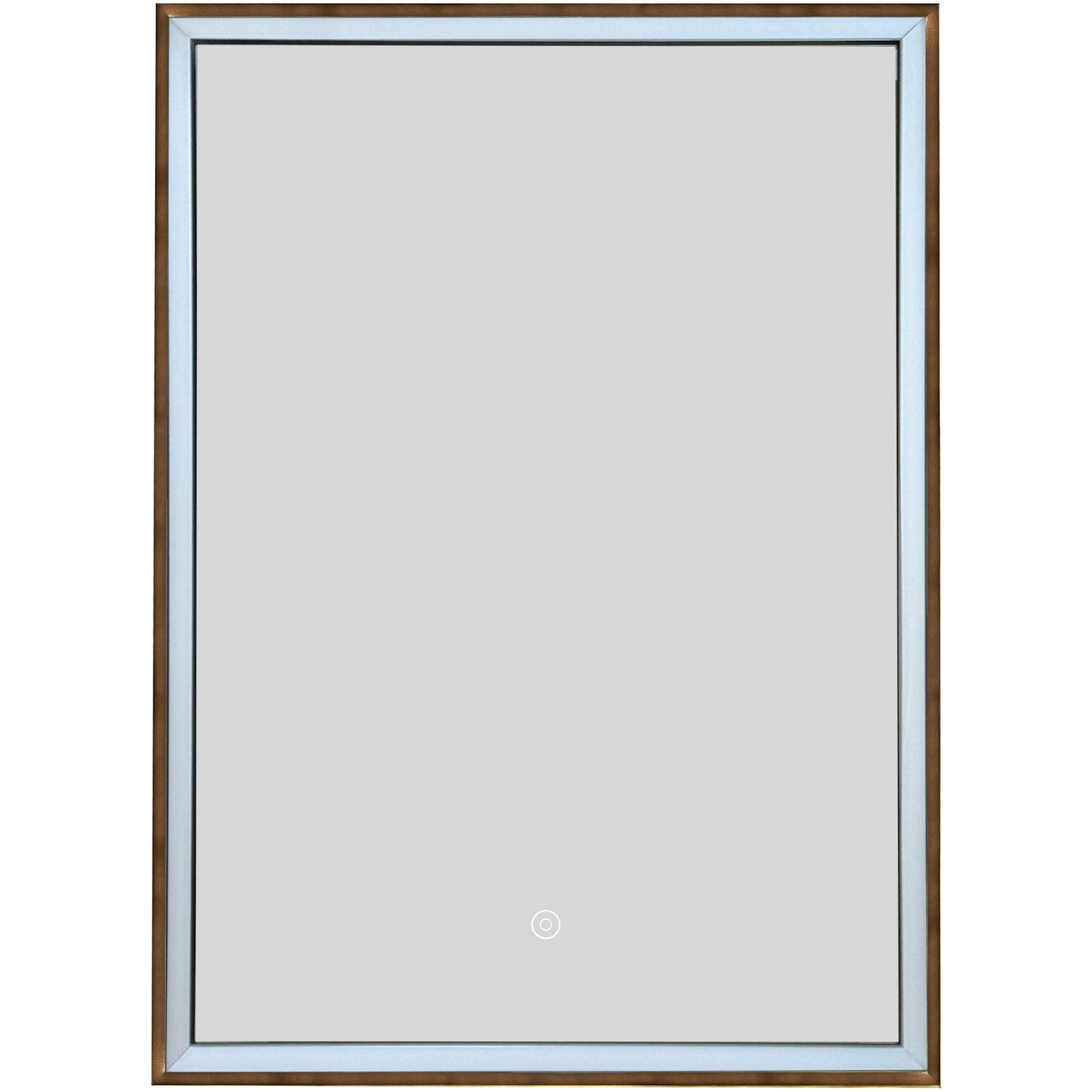 Just Taps Plus Luca Recessed Mirror Cabinet with Trim 500 x 700