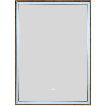 Just Taps Plus Luca Recessed Mirror Cabinet with Trim 500 x 700