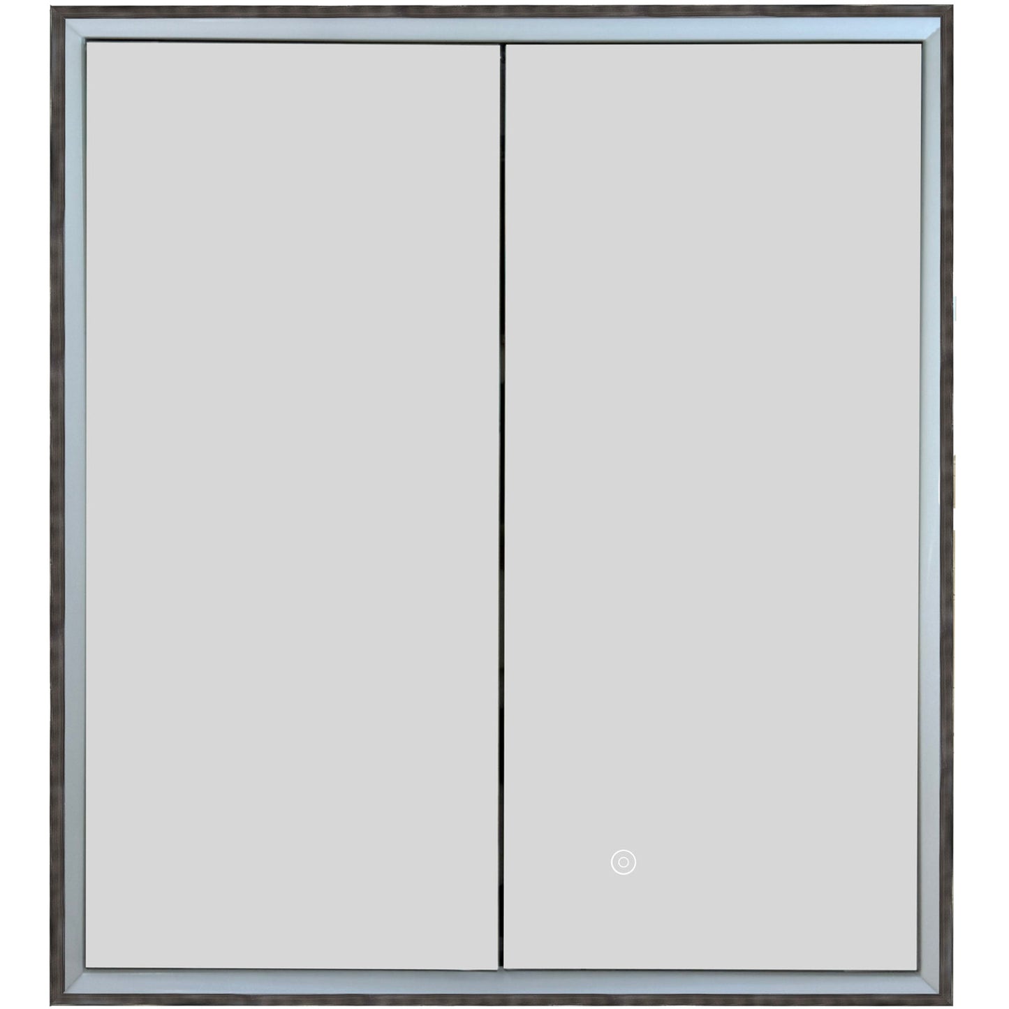 Just Taps Plus Luca Recessed Mirror Cabinet with Trim 600 x 700