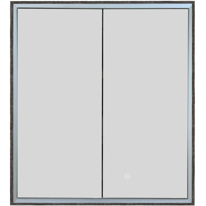 Just Taps Plus Luca Recessed Mirror Cabinet with Trim 600 x 700