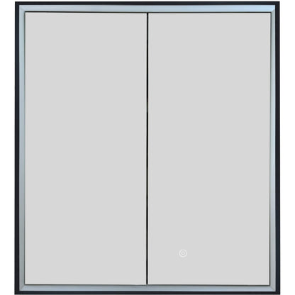 Just Taps Plus Luca Recessed Mirror Cabinet with Trim 600 x 700