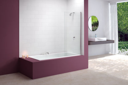 Merlyn Single Square Bath Shower Screen