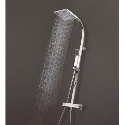 Crosswater Planet Multifunction Thermostatic Shower Valve with Fixed Head & Single Mode Shower Kit