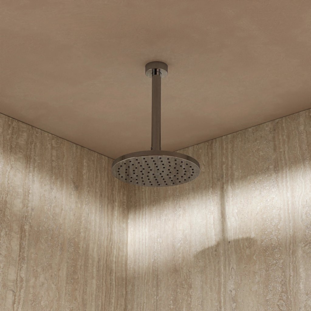 Crosswater Fusion Round Shower Ceiling Arm 200mm - Chrome