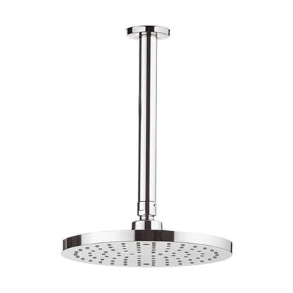 Crosswater Fusion Round Fixed Head with 200mm Ceiling Arm