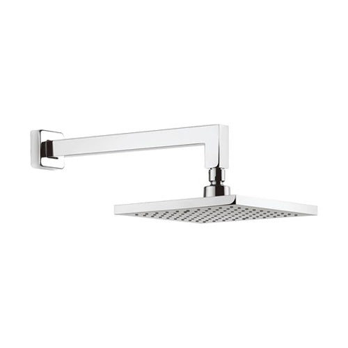 Crosswater Planet square fixed head with 340mm wall arm