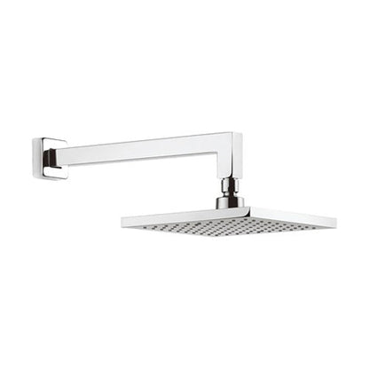 Crosswater Planet square fixed head with 340mm wall arm