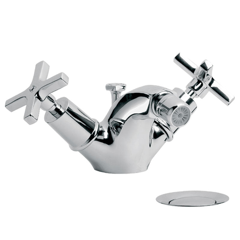 Lefroy Brooks Mackintosh Monobloc Bidet Mixer & Pop Up Waste (choose finish)