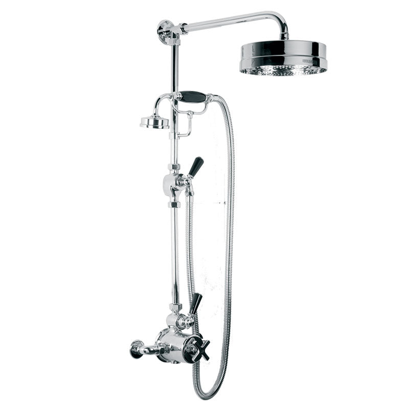 Lefroy Brooks Mackintosh Shower Valve with 8" Rose & Handset - A/Gold