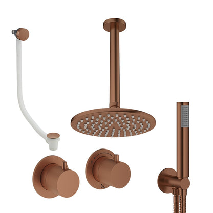 Crosswater Ceiling Mounted Module Shower Set 6