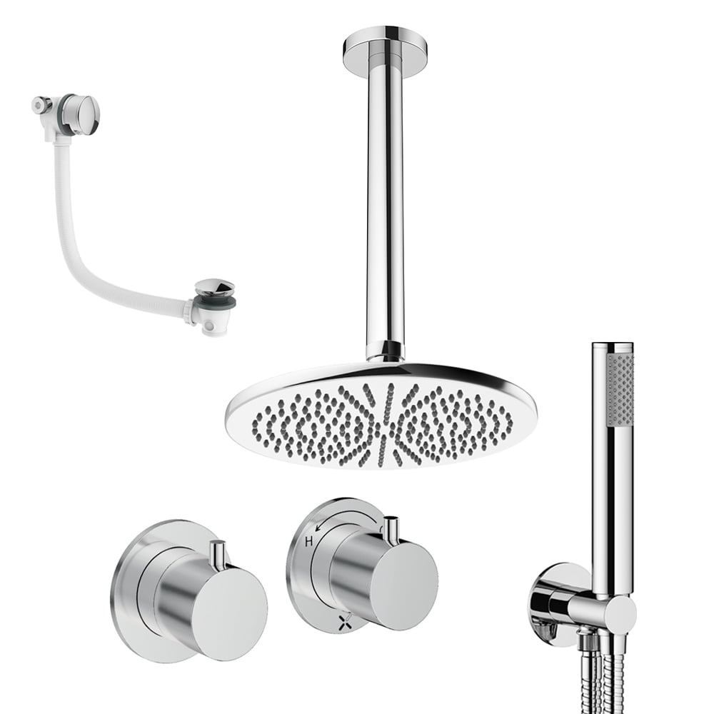 Crosswater Ceiling Mounted Module Shower Set 6