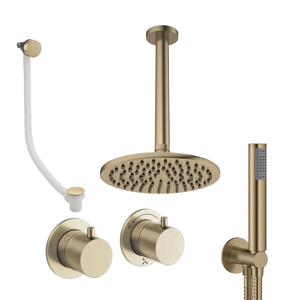 Crosswater Ceiling Mounted Module Shower Set 6