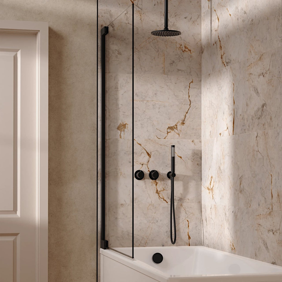 Crosswater Ceiling Mounted Module Shower Set 6
