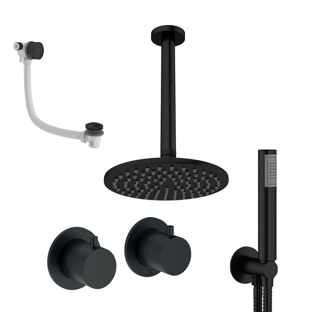 Crosswater Ceiling Mounted Module Shower Set 6