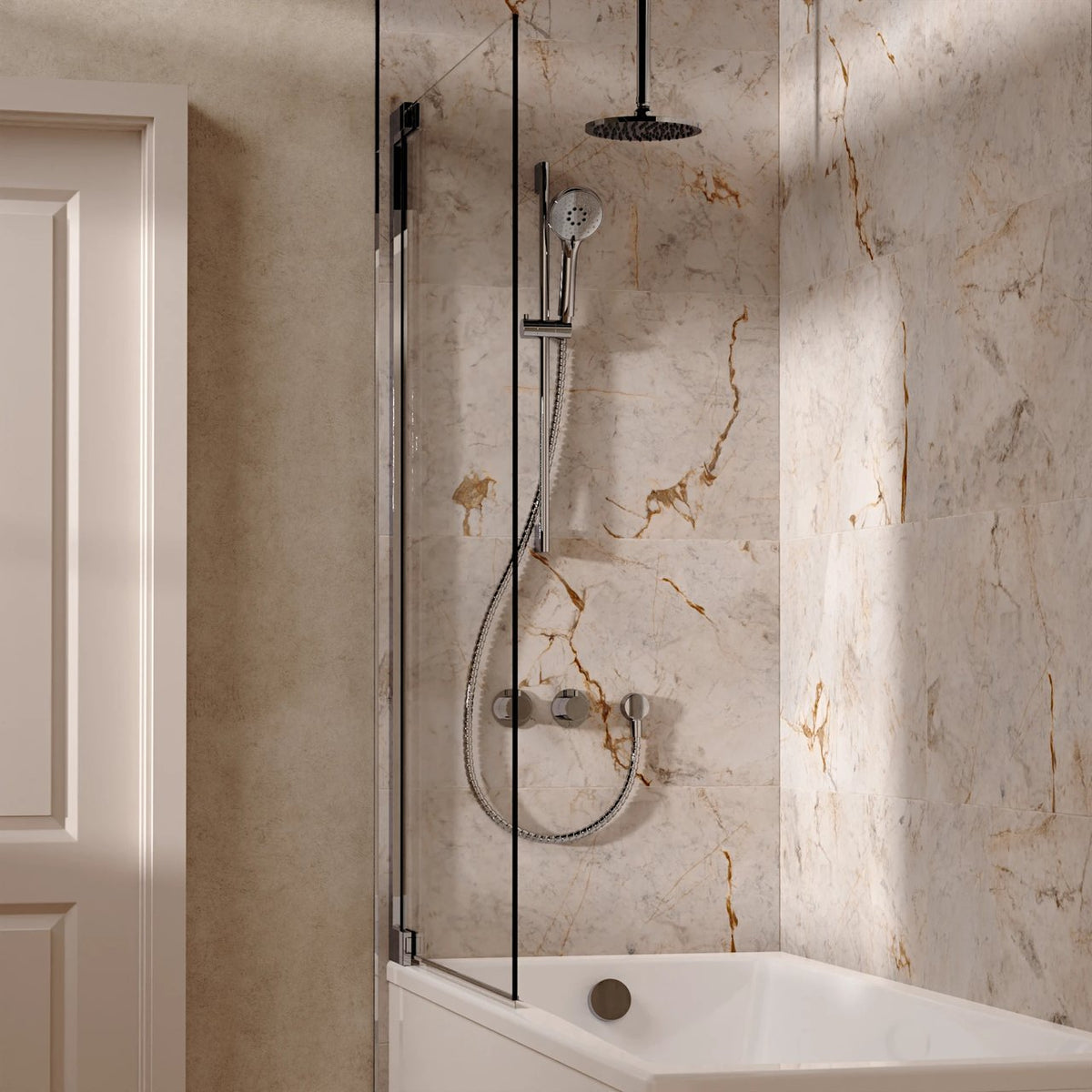 Crosswater Ceiling Mounted Module Shower Set 7