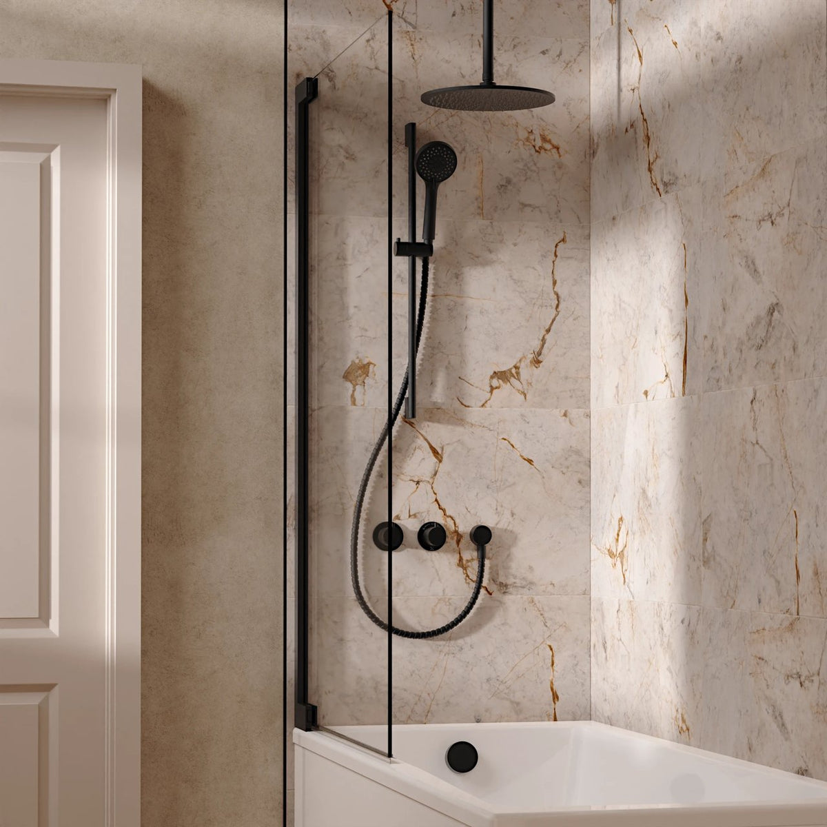 Crosswater Ceiling Mounted Module Shower Set 7