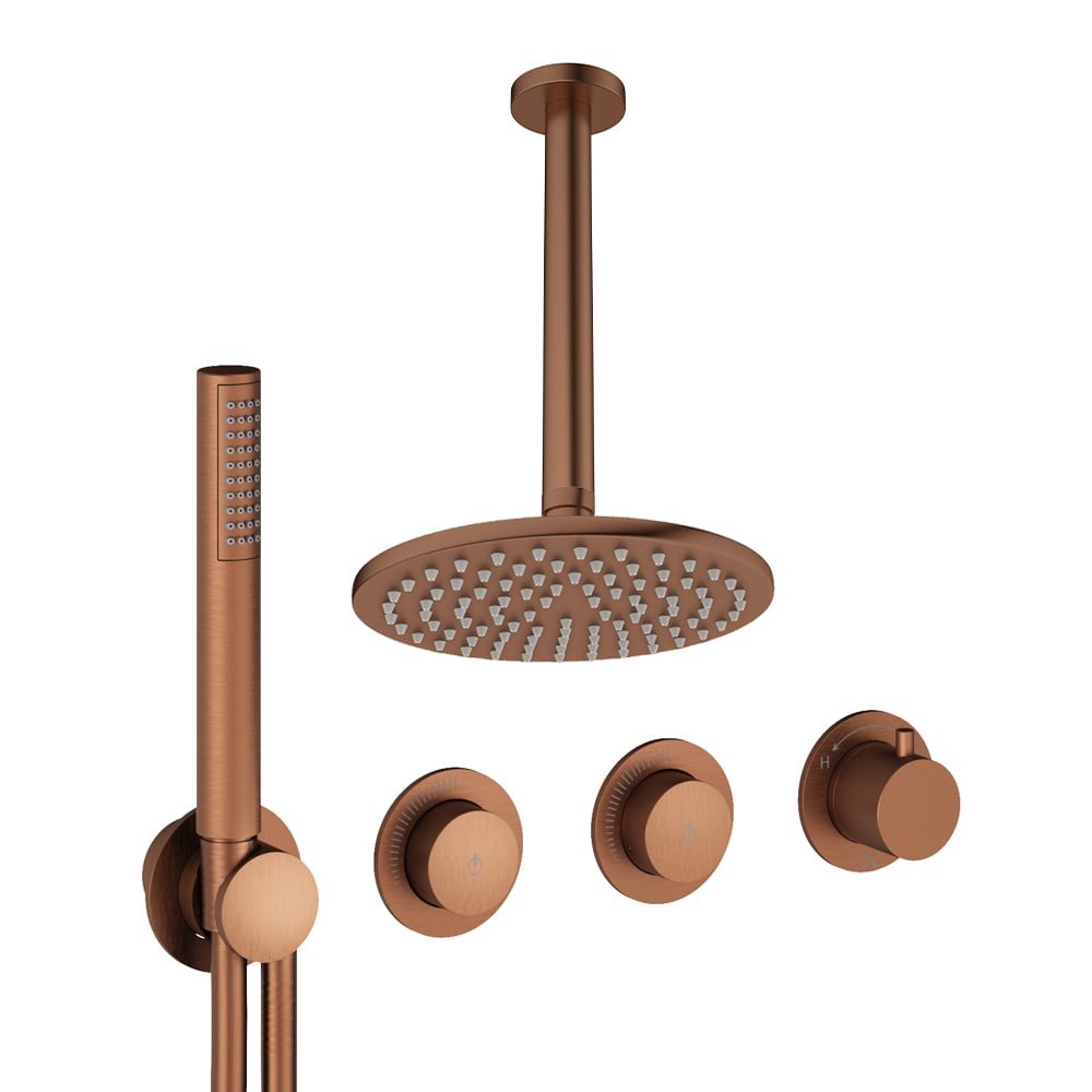 Crosswater Ceiling Mounted Module Shower Set 8